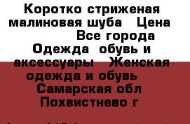 Коротко стриженая малиновая шуба › Цена ­ 10 000 - Все города Одежда, обувь и аксессуары » Женская одежда и обувь   . Самарская обл.,Похвистнево г.